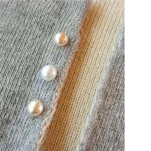 3/$10 Pin Replacement Buttons 4ct Pearl Enamel Brooch - Picture 5 of 7